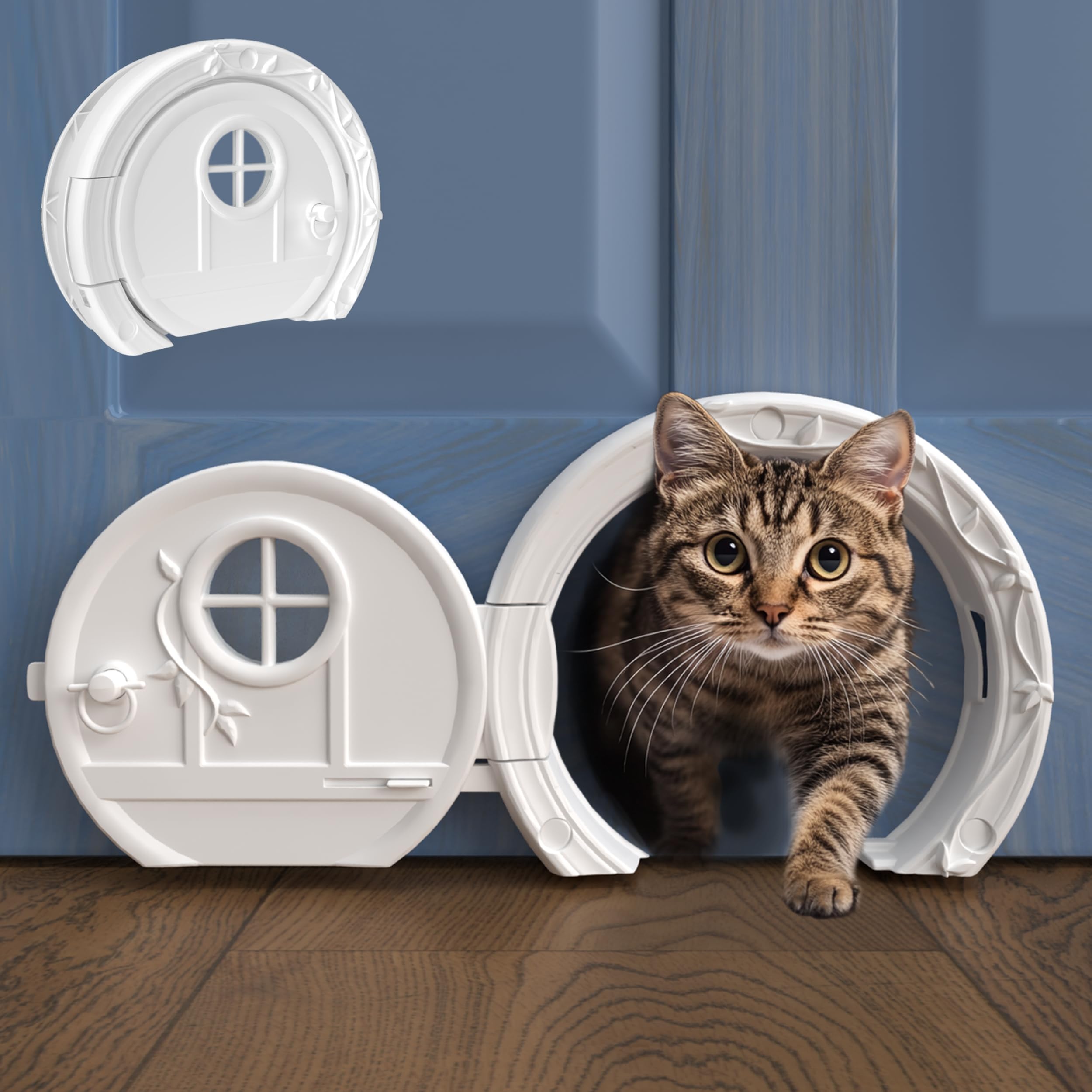 Gnome® Door Cat Door for Interior Doors - Stylish & Functional